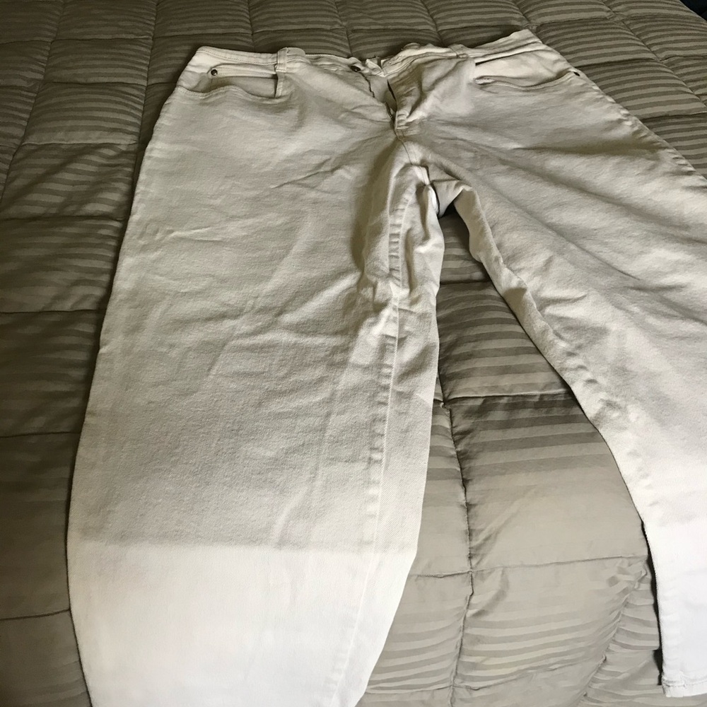 Women's Cream Jeans